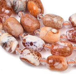 Природные пожары треск агат бисер нитей&nbsp;G-K393-G01-10x14