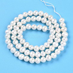 Нити из натурального культивированного пресноводного жемчуга PEAR-N016-07C