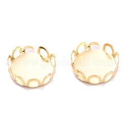 Cabochon-Fassungen für Charms aus Edelstahl 304&nbsp;STAS-Y001-11G