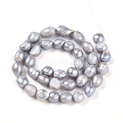 Нити из натурального культивированного пресноводного жемчуга PEAR-N014-08L