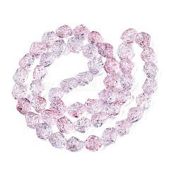 Стеклянные бусины с гальваническим покрытием &nbsp;EGLA-N012-09H