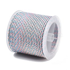 Cordon tressé en polyester de 11 m avec âme en coton et fil métallique&nbsp;OCOR-Z006-01-11