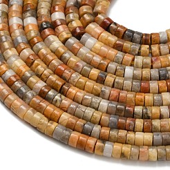 Природные сумасшедший агат бисер нитей G-Z110-A22-2x4mm