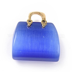 Подвески кошачий глаз&nbsp;G-P490-01G-06