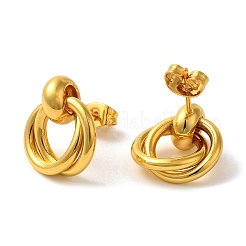 Серьги-гвоздики из нержавеющей стали 304 для женщин&nbsp;EJEW-Z067-03G