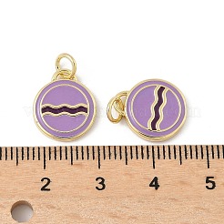 Латунь эмаль подвески&nbsp;KK-Q039-18G