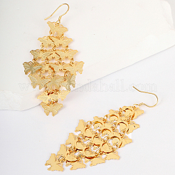 Винтажные полые серьги-подвески в форме бабочки из нержавеющей стали 201 EY0776