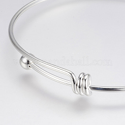 Регулируемые латунные браслеты&nbsp;LS-BJEW-P148-03