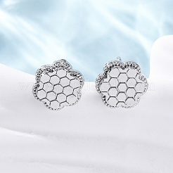 Латунь серьги EJEW-D288-15P