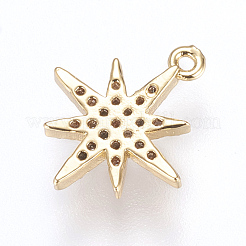 Латунь подвески циркония кубической&nbsp;X-ZIRC-G116-09G