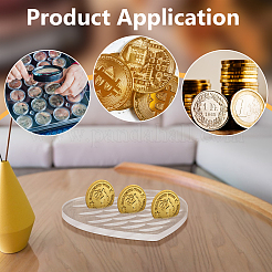 Акриловый держатель для монет ODIS-WH0078-05B