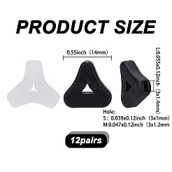 12 пара 6 стилей силиконовых очков с заушниками FIND-DR0001-02