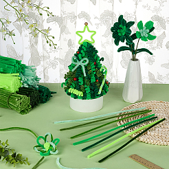 7 пакетик 7-х цветных плюшевых палочек своими руками&nbsp;DIY-FG0008-35