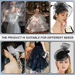 23 ярд эластичных полиэфирных декоративных сетчатых лент OCOR-WH0082-180A