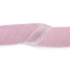 Плоская бархатная лента с потертой бахромой длиной 3 ярд. OCOR-XCP0002-65