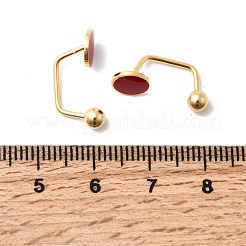 Серьги-гвоздики из нержавеющей стали 304 EJEW-F396-05D-G