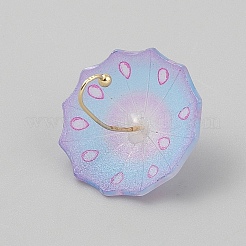 Латунные подвески из акрила KK-CJC0016-01C-01G