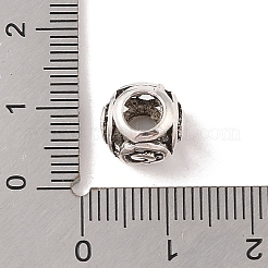 Европейские бусины из полого сплава в тибетском стиле TIBE-Q090-48AS