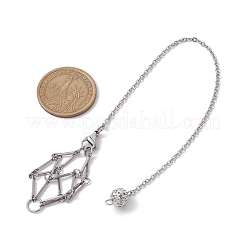 Pendoli da rabdomante in acciaio inox 201 resistenti all'ossidazione&nbsp;PALLOY-JF02505-02