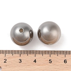 Покрытые бусины из АБС-пластика OACR-B026-02B