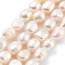 Нити из натурального культивированного пресноводного жемчуга PEAR-P062-29F-X