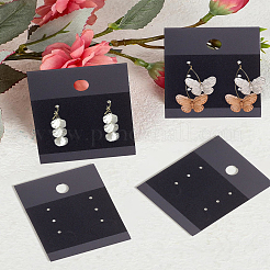 80 шт. ПВХ и бархатная демонстрационная карточка для сережек&nbsp;CDIS-LP0001-07