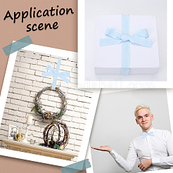 Двусторонняя бархатная лента из полиэстера SRIB-WH20020-040A-04