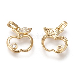 Латунные микро проложить кубического циркония подвески&nbsp;KK-K246-19G