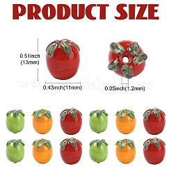15 pièce de perles en émail faites à la main&nbsp;LAMP-CJ0003-15
