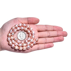 Нити из натурального культивированного пресноводного жемчуга&nbsp;PEAR-N012-07O