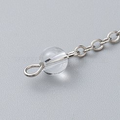 Маятники из латуни с кристаллами платинового цвета X-MAK-M015-01I