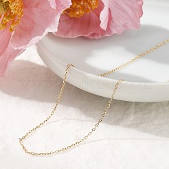 Ожерелья из цепочек из нержавеющей стали 304 толщиной 1 мм&nbsp;X-NJEW-T016-15G