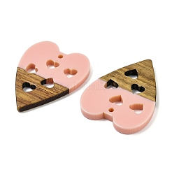 Подвески из смолы и ореха WOOD-I013-03C