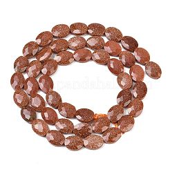 Синтетические голдстоуновские бисер пряди&nbsp;G-H349-A01-17