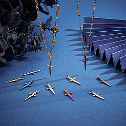 18 шт. подвески из нержавеющей стали 304 двух цветов STAS-UN0042-22