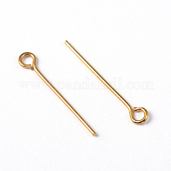 Vergoldeter messing-augennadelschmuck&nbsp;X-EPC2.0cm-G