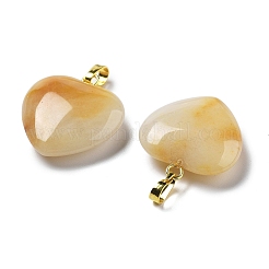 Натуральный топаз нефрита подвески G-G956-B35-G