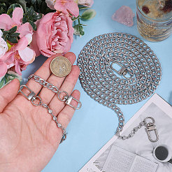 2 шт. кубинские звенья из нержавеющей стали 304 для мобильных цепей HJEW-PH02155