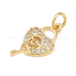 Латунные микро проложить кубического циркония подвески&nbsp;KK-G544-13G