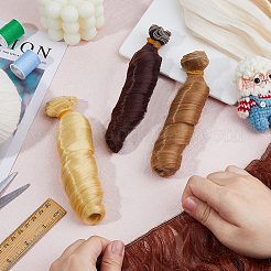 10 stücke 10 farben hohe temperatur faser lange lockige frisur puppe perücke haar&nbsp;DOLL-FH0001-02