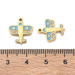 304 Edelstahl-Emaille-Anhänger&nbsp;STAS-B142-04G