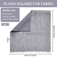 Супермягкая плюшевая ткань из полиэстера с имитацией кролика&nbsp;DIY-WH0032-91F