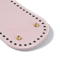 Ovale pu-leder strickhäkeln taschen nagel boden shaper pad&nbsp;DIY-WH0349-26LG-03