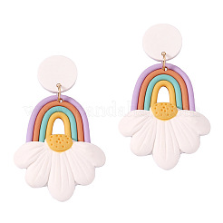 Серьги-гвоздики из полимерной глины&nbsp;FS-WG2D94C-01