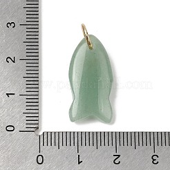 Colgantes naturales aventurina verde&nbsp;G-A297-01G-07