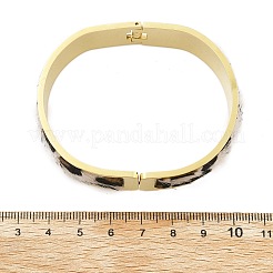 Шарнирные браслеты из нержавеющей стали 304 для женщин BJEW-K237-15G