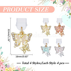 16 шт. 4-х видов пластиковых мобильных пылезащитных заглушек&nbsp;HJEW-ME00017