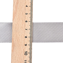 シングルフェイスサテンリボン  ポリエステルリボン  グレー  幅1インチ（25mm）  25ヤード/ロール（22.86メートル/ロール）  5のロール/グループ  125ヤード/グループ（114.3メートル/グループ）&nbsp;RC25mmY-060