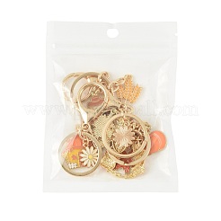 4 шт. 4 стиля брелоков из сплава и эмали ко Дню благодарения&nbsp;KEYC-FS00042-05