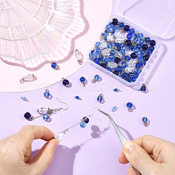 120 pendentif en verre et acrylique de 8 styles&nbsp;PALLOY-SW00079